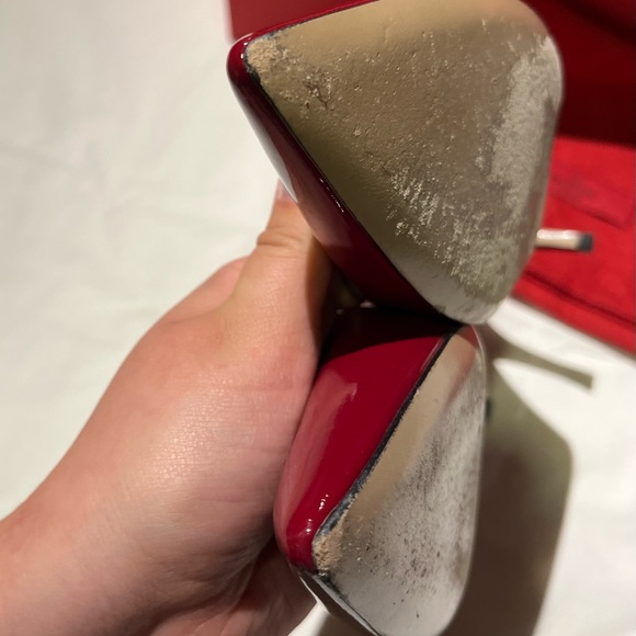 VALENTINO • red heels with small bow - Picture 6 of 15